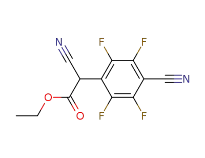 ethyl 2-cyano-2-(4-cyanoperfluorophenyl)acetate