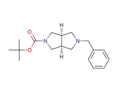 (3aR,6aS)-tert-butyl 5-benzylhexahydropyrrolo[3,4-c]pyrrole-2(1H)-carboxylate