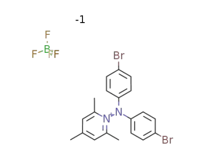 N-(4,4′-dibromodiphenylamino)-2,4,6-trimethylpyridinium tetrafluoroborate