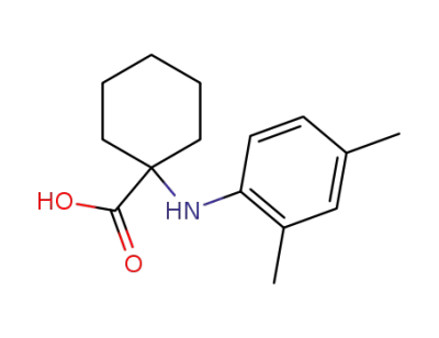1-(2,4-dimethyl-anilino)-cyclohexanecarboxylic acid