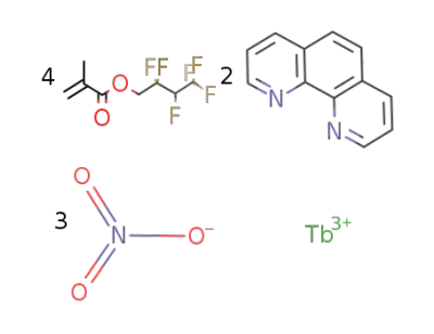 Tb(phen)2(2,2,3,4,4,4-hexafluorobutyl methacrylate)4(NO3)3