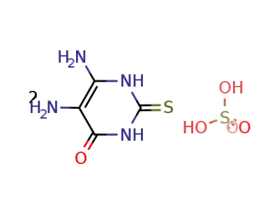 5,6-diamino-2-thioxo-2,3-dihydro-1<i>H</i>-pyrimidin-4-one; sulfate