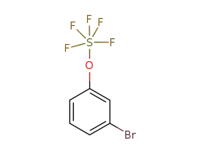3-bromo-1-oxypentafluorosulfanylbenzene
