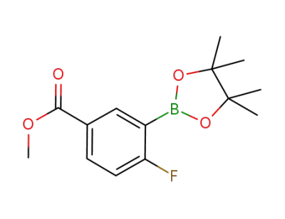 methyl 4-fluoro-3-(4,4,5,5-tetramethyl-1,3,2-dioxaborolan-2-yl)benzoate