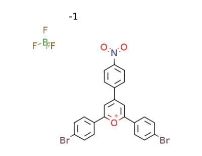 2,6-bis(p-bromophenyl)-4-(p-nitrophenyl)pyrylium tetrafluoroborate