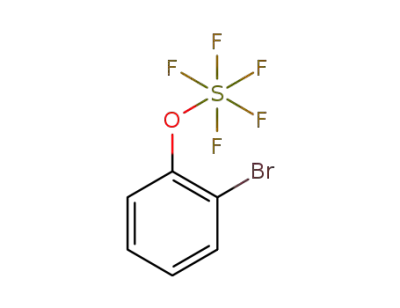 2-bromo-1-oxypentafluorosulfanylbenzene